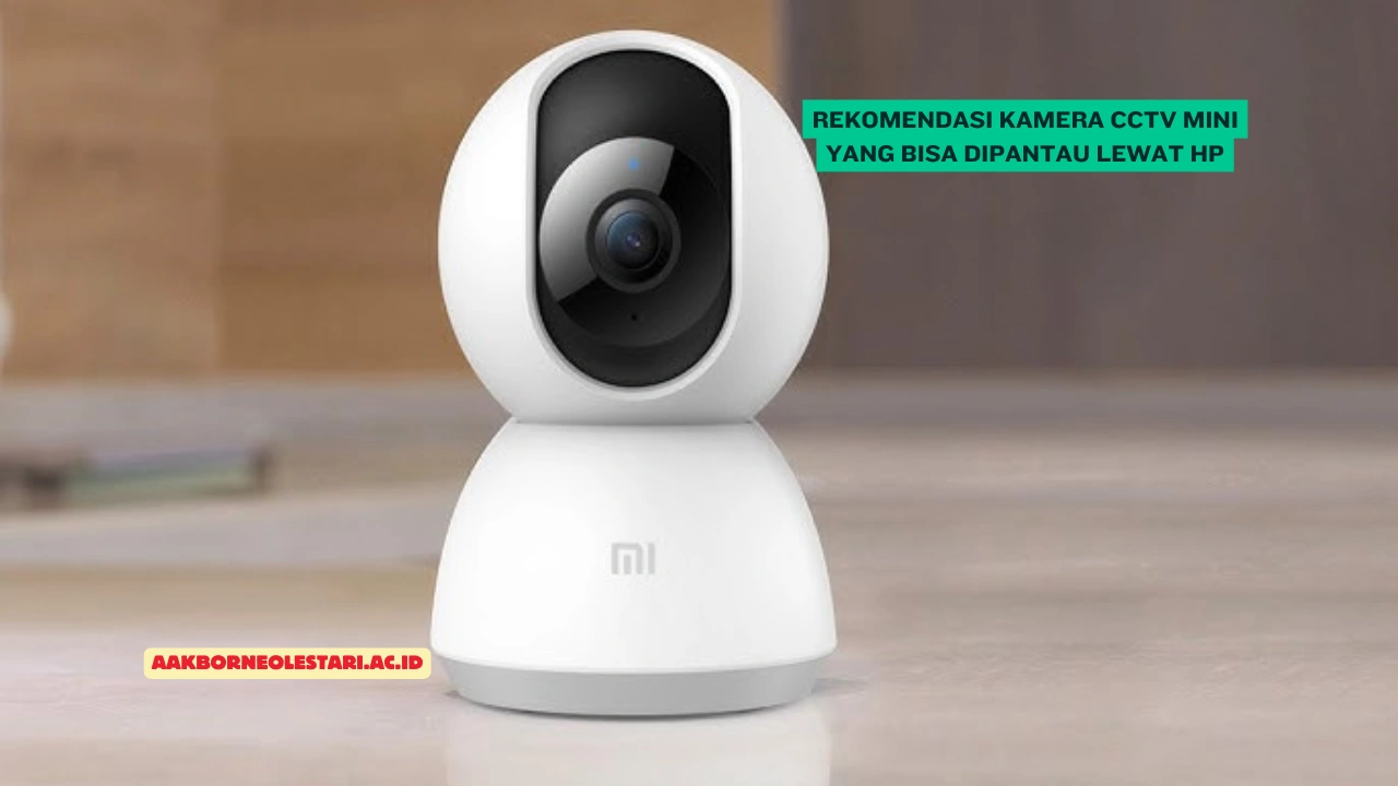 Rekomendasi Kamera CCTV Mini yang Bisa Dipantau Lewat HP